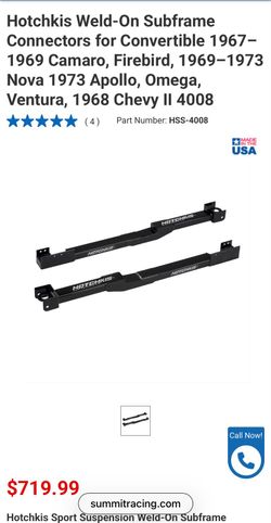 Hotchkis Weld-On Subframe Connectors