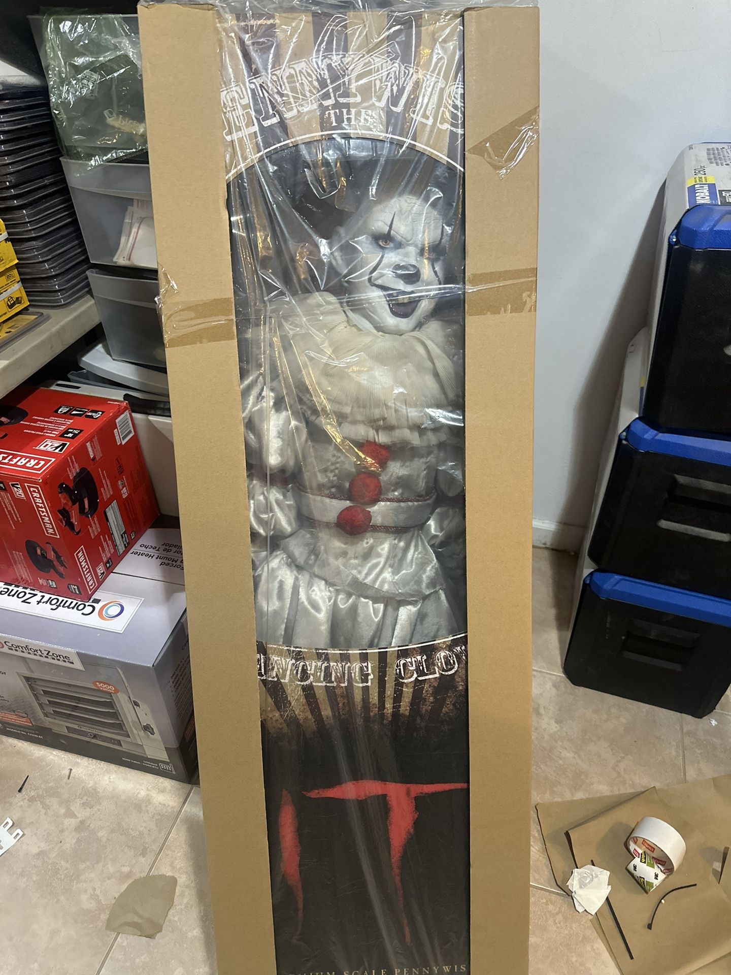 Trick or Treat Studios IT Pennywise 50" Premium Scale Doll Rare Unopened