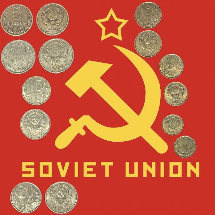 USSR Coins Soviet Kopecs 1(contact info removed) Lot Of  7 Coins