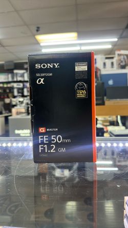 Sony Lens G-Master 50mm F1.2 Brand New