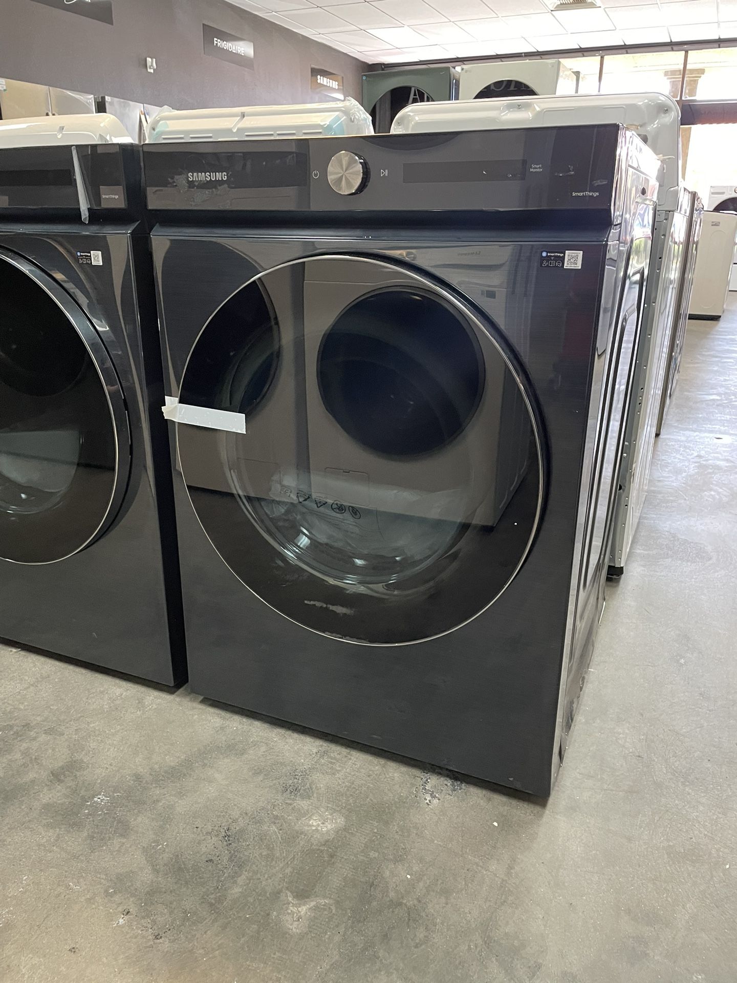 Samsung Bespoke Front Load Dryer In Navy Blue - Electric 