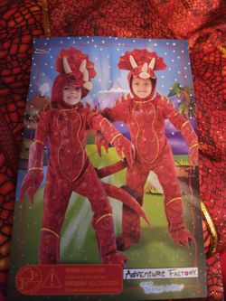 NEW Child Deluxe Dinosaur Costume, Medium