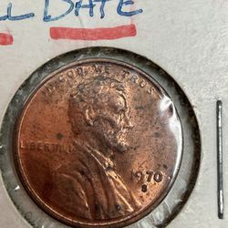 1970 S SMALL DATE Lincoln Cent, BU