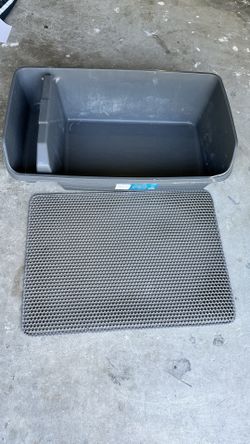 Jumbo Litter Box And Mat