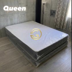 Queen Mattress Set – Medium – Brand New – Delivery Available 🚚