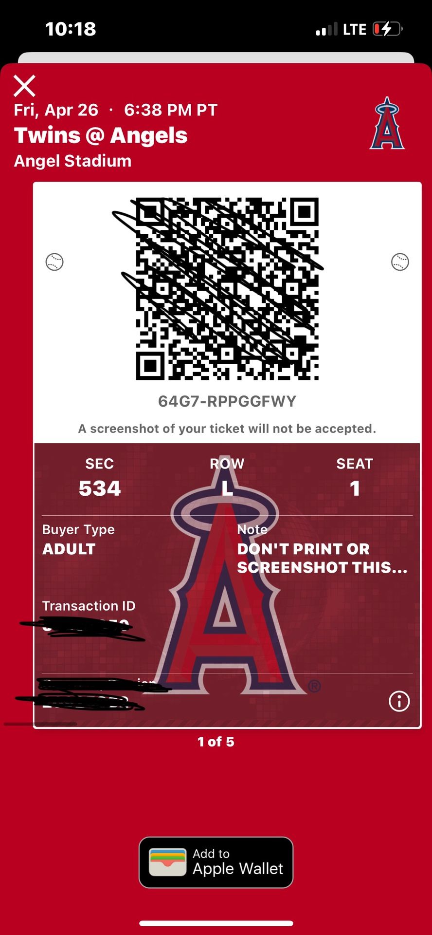 Angels Game Ticket Vs Twins Tonight’s Game