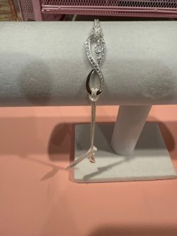 925 Silver Infinity  Bracelet