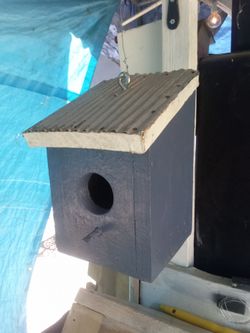 Homemade bird house