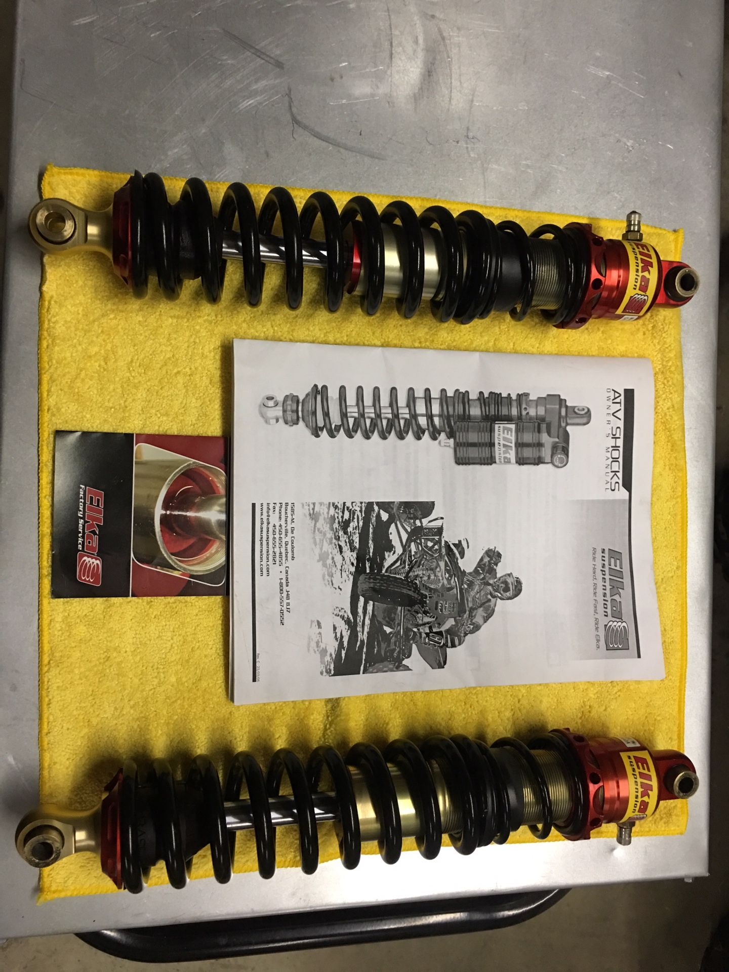 Yamaha Banshee Elka shocks