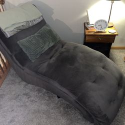 Gray Chaise Lounge