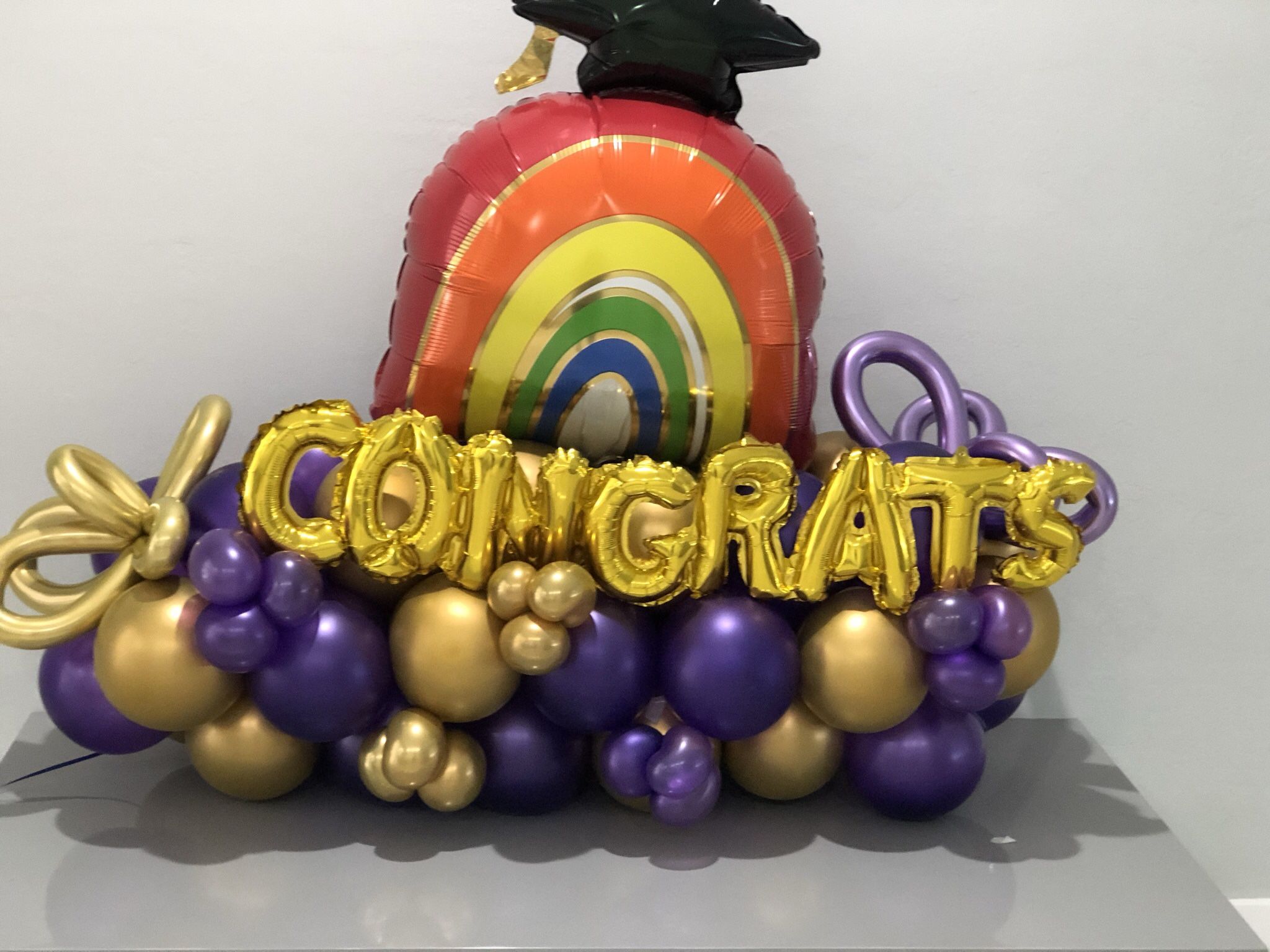 Balloons Bouquet Graduation For Cars Toppers / Bouquet De Globos Graduación Personalizado