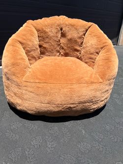 Oversized Faux Fur Bean Bag Chair