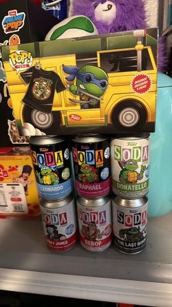 TMNT Funko Soda Cans
