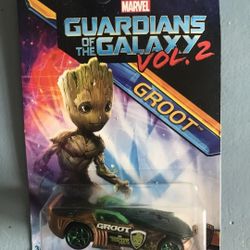 Hot Wheels Marvel Guardians of the Galaxy: Groot Solar Reflex Car Figure *5/8*/New