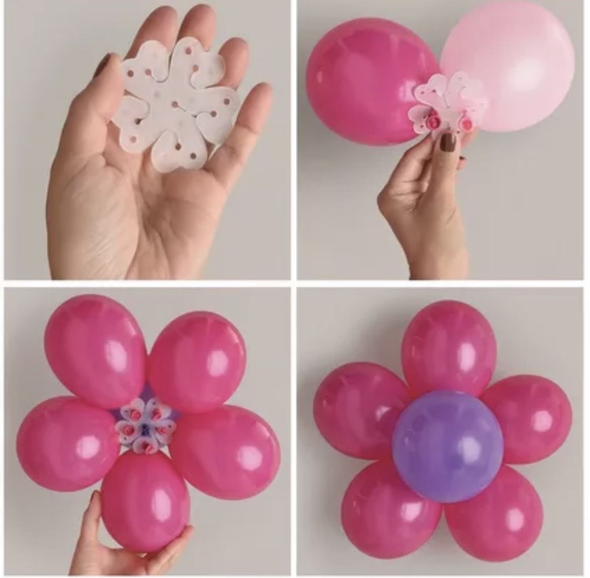 Flower Balloon Clips