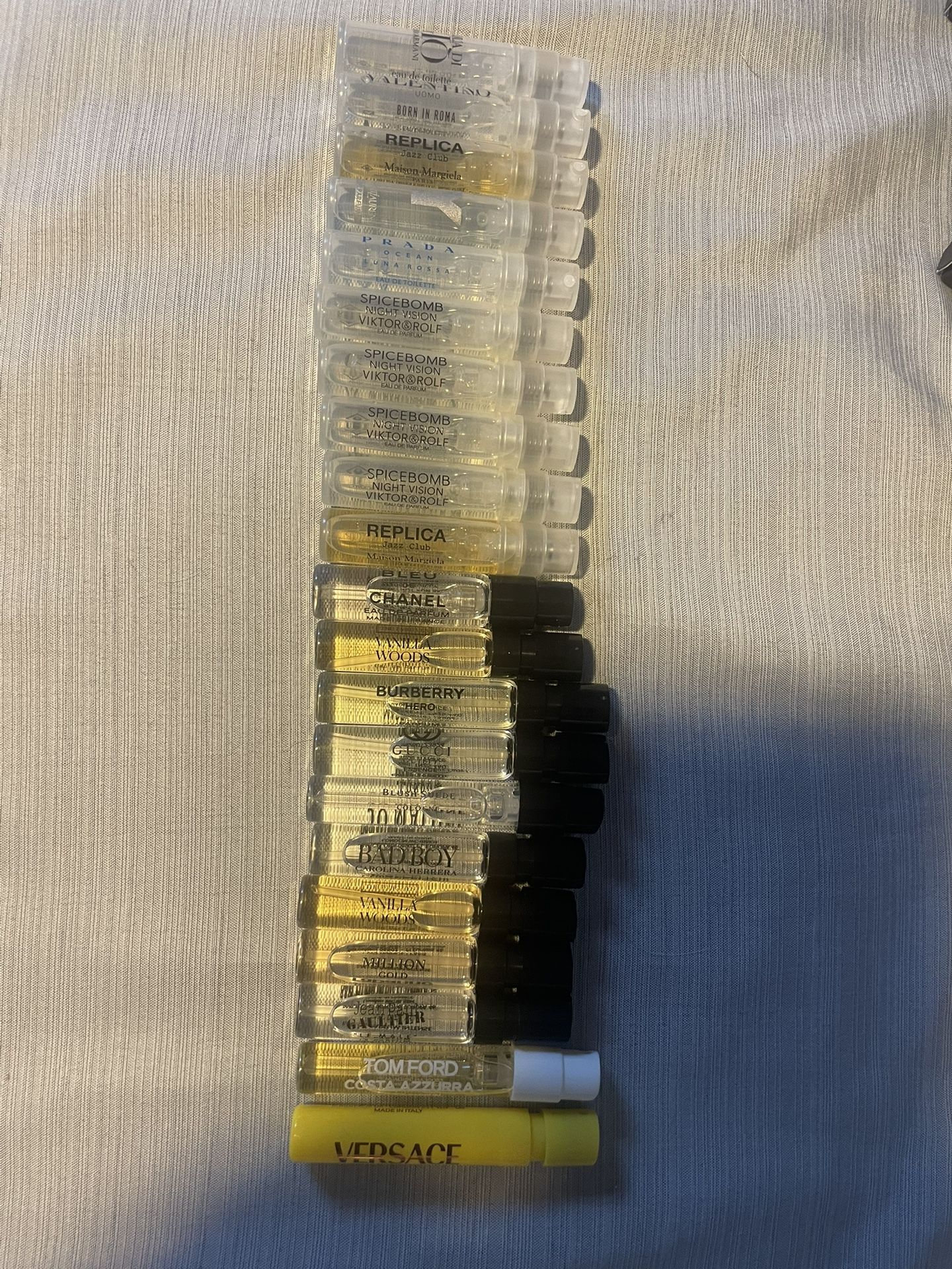 Trial Sizes of Colognes