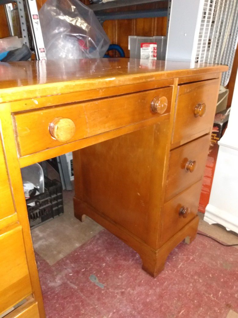 Antique Maple Desk