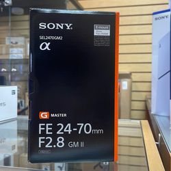 Sony fe 24-70mm f2.8 II