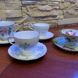 Assorted Set Of Teacups