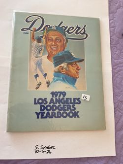 1979 Los Angeles Dodgers Yearbook Tommy Lasorda on Cover bagged and boarded