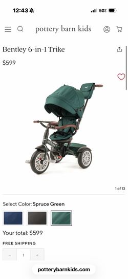 Bentley 6-in-1 Trike Tricycle Stroller