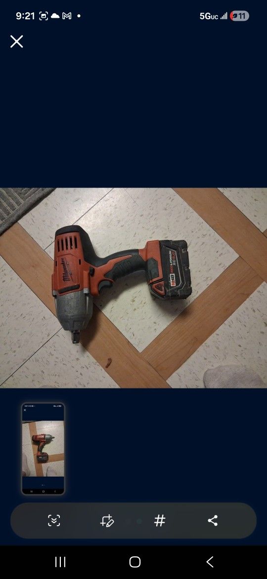 Milwaukee High Torque Impact Wrench 