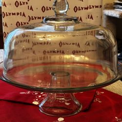 Clear Cake Stand/ Punch Bowl