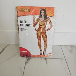 Halloween Costume Tiger Catsuit