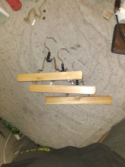 Wooden Clamp Hangers