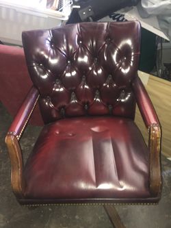 Leather office chair