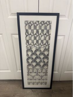Boho style tall painting