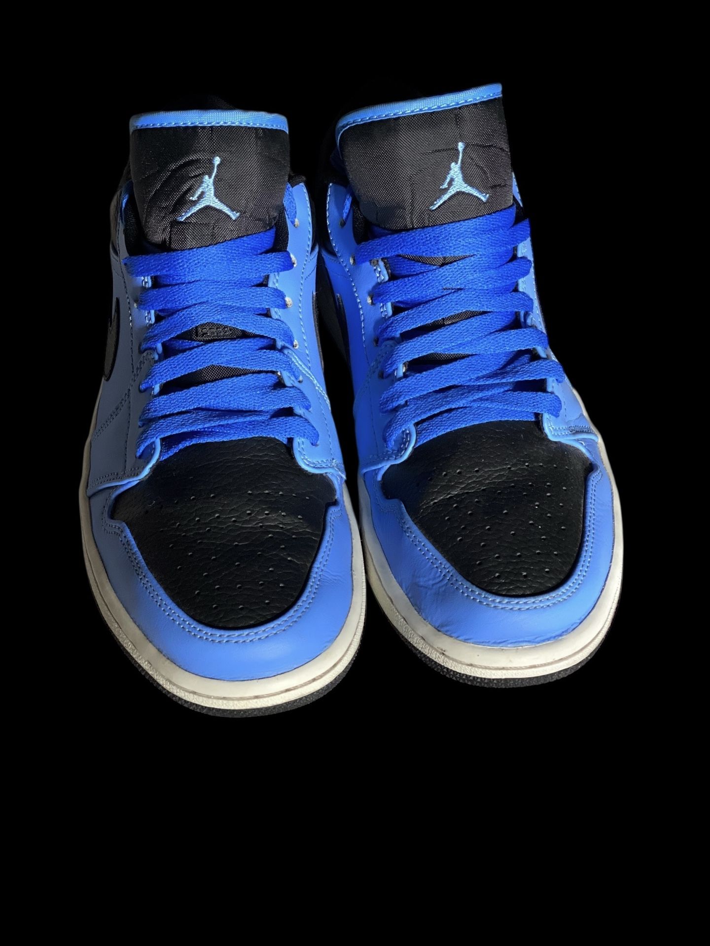Jordan 1 Low University Blue Black Mens Size 9.0