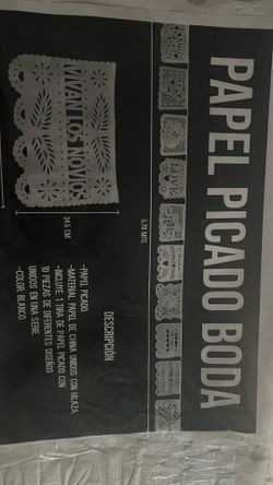 Papel picado para boda