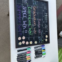 Chalkboard Calendar 