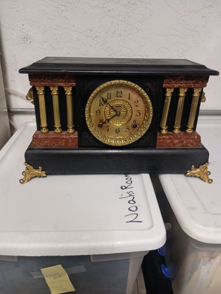 Antique I Graham Mantle Clock