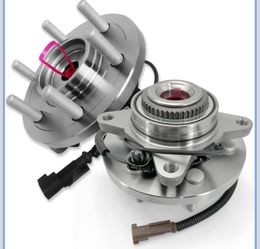 Brand new- Pair 515169 4WD Front Wheel Bearing Hub Assembly Compatible with Ford F-150 2015 2016 2017 (2.7L 3.5L 5L Engines), 4x4 Hub Bearing Kit for 