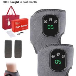 3 in 1 Triple Method Massager - Heat Therapy, Shiatsu Kneading, Air Compression, Massager for Neuropathy, One-Click Operation Wireless Lengthened (2pc