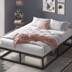 Queen Foam Mattress With Zinus Metal Frame
