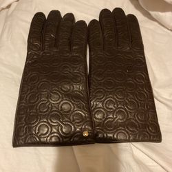 Coach Leather Gloves