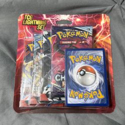 Pokemon Cards - Lightning Set 4 Booster Pack