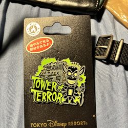 Rare Tokyo Disney SEA pin. Tower Of Terror