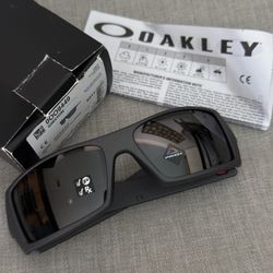 Brand New Oakley Gibston Sunglasses – Prizm Black Polarized – Matte Black