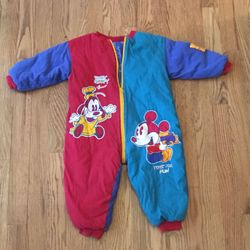 Disney Mickey Mouse baby pram suit