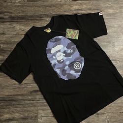 Blue Camo Bape Mens Tee