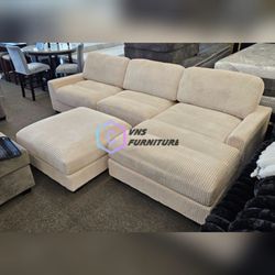 Extra large Corduroy fabric super comfy sofa Lowest price in town