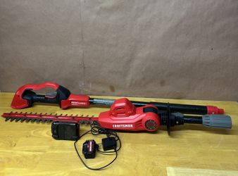 CRAFTSMAN V20 20-volt max 18-in Battery Pole Hedge Trimmer (2Ah Battery & Charger Included)