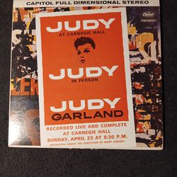 Album Of Judy Garland At Carnegie Hall