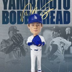2025 Yoshinobu Yamamoto SGA Bobblehead. Los Angeles Dodgers. World Series MVP. 