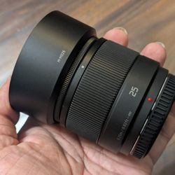 Panasonic 25mm f/1.7 Prime Lens for Micro Four Thirds Cameras - Like New