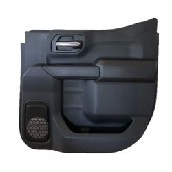 2019-2022 Chevy Silverado / GMC Sierra Door Panels – OEM Black – Like New!